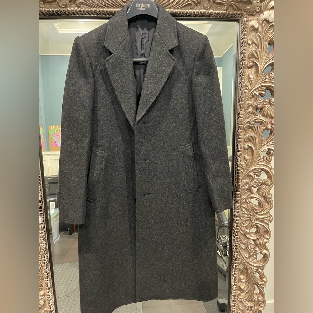 Wool/cashmere coat.